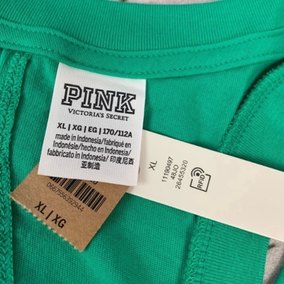 NWT XL PINK Victoria’s Secret Open Back Tank Top Athleisure Workout Running Boho - Picture 4 of 5
